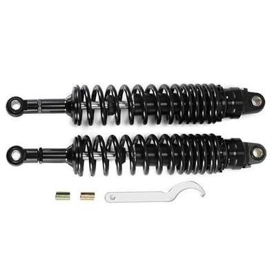 380mm Motorcycle Shock Absorber Rear Suspension 8mm Spring | 14.96 inch, ATV Quad Scooter Dirt Bike, Max loading:300kg/pair 660lb/pair, Universal Fit YZF-R1 R6 YZF125 XC EXC XCF