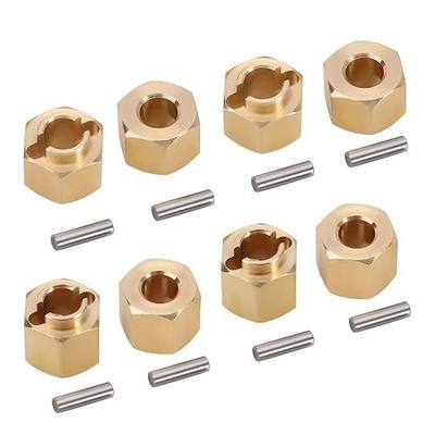 INJORA Brass Wheel Hex Hub 5mm(+1mm) and 6mm(+2mm) Extenders for 1/18 TRX4M