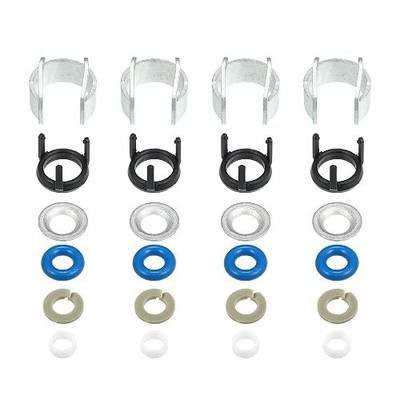 X AUTOHAUX 4 Set Fuel Injector Seal Repair O-Ring Kit 06H998907A 06J998907 06G998907 for VW Beetle Golf Passat Jetta Tiguan for Audi A3 A4 S4 A5 S5 A6 Q3 Q5 TT