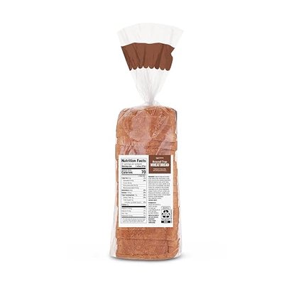 Amazon Grocery, Round Top Wheat Bread, 20 Oz