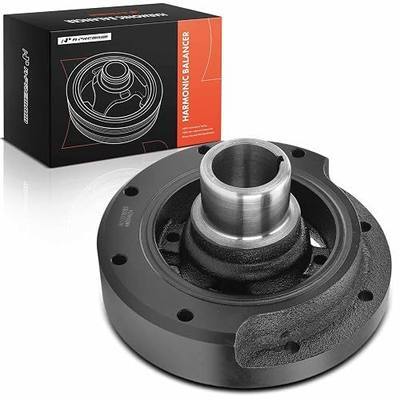 A-Premium Engine Harmonic Balancer Crankshaft Pulley Compatible with Ford | for Ford F150, F250, F350, Mustang, Custom, E150 E250 E350 Econoline & Lincoln Town Car & Mercury Cougar, 4.2L 5.0L 5.8L