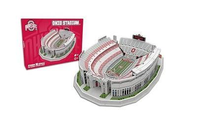 Pro Lion 3D Jigsaw Puzzle of Ohio Stadium Construction Building Kits - 77 Pieces | Ohio State Buckeyes Football Gifts for Boys, Adults, Men & Kids Aged 7+ | Puzzles Games Kit for Creative Fans
