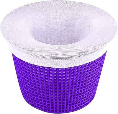 100 Pack Pool Skimmer Socks, Pool Filter Socks Works Perfect with Pool Skimmer for Inground and Above Ground Pool Skimmer Basket/ Hot Tub Filter, Ultra Fine Mesh Socks Filter Debris and Leaves