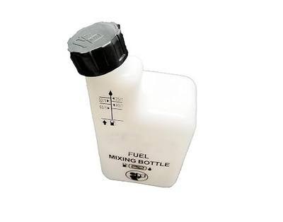 2 Stroke gas Petrol Fuel oil Mixing Bottle, 1L, Gasoline Chainsaw Trimmer 32:1/50:1/40:1/25:1