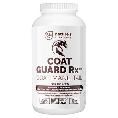 Extra Large. 2 Lbs. Coat Guard Rx™ Coat, Tail, Mane Powder for Horses - Rain Rot, Sweet Itch, Treatment & Dry Shampoo for Horses.