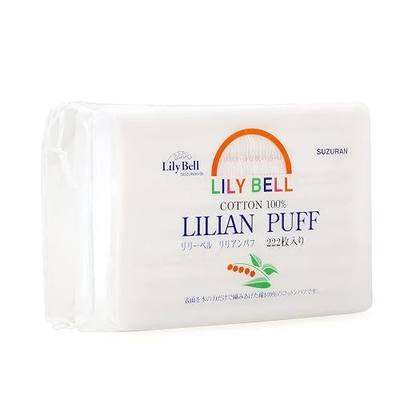 Lily Bell Cotton Facial Pads Cotton Pads (222 Count) Makeup Remover Pads 100% Pure Cotton Rounds, Hypoallergenic, Lint Free Cotton Pads Triple Layers Pads for Makeup Removal, Nail Polish
