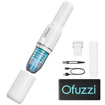Ofuzzi Slim H7 Pro Handheld Vacuum, 1.0LB, 27AW/11kPa, Handheld Vacuum Cordless with LED Lighting and Two-Speed Modes, Low Noise, Type-C Charge, Mini Vacuum for Home Cleaning, White