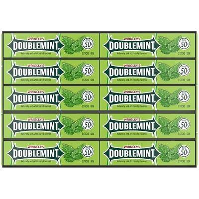 DOUBLEMINT WRIGLEY'S DOUBLEMINT Chewing Gum Bulk Pack, 5 Stick (Pack of 40)