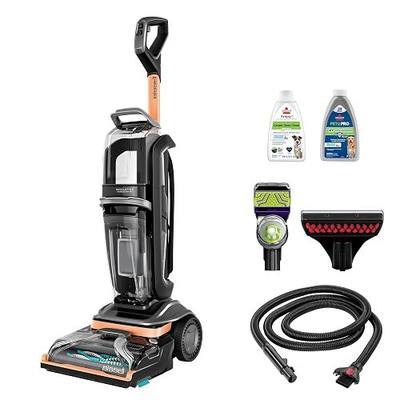 BISSELL Revolution HydroSteam Pet Carpet Cleaner, 3432 | HydroSteam technology; 2-in-1 pet upholstery tool; cleaning formulas included; upright deep cleaner