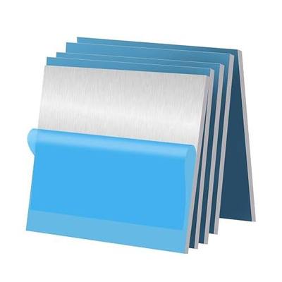 5PCS 6061 Aluminum Sheet Metal 1/4" x 4" x 4", Aluminum Plates Covered with Protective Film, Heat Treatable Aluminum Flat Bar for DIY Craft, Industry