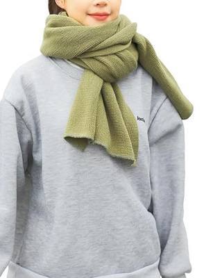 Wander Agio Women's Warm Scarves Long Shawl Winter Warm Large Scarf Pure Color