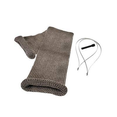 Design Engineering 4" x 36" Titanium Knit Exhaust Sleeve with Locking Ties