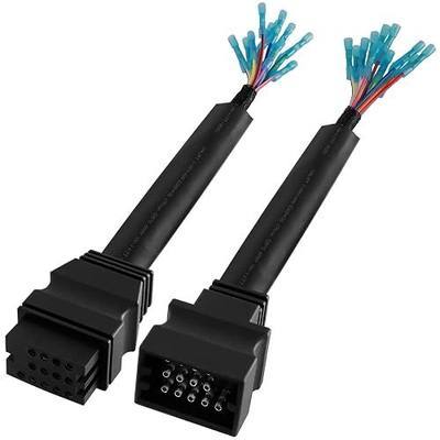 XMK 13 Pin Connector for Boss Snow Plow Wiring Harness Repair Kit | Replace for MSC04753 MSC04754 for Boss Snowplow Blade 13 Pin Connector,Plow+Vehicle Side