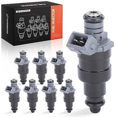 A-Premium Set of 8 Fuel Injectors Compatible with Dodge, Jeep, Ram | for Jeep Grand Cherokee & Dodge Ram 1500, Ram 1500 Van, Ram 2500, Ram 2500 Van, Ram 3500, Ram 3500 Van, Durango, 5.2L 5.9L