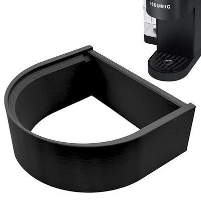 Drip Tray Mug/Cup Riser Made for the Keurig to Reduce Splashes - Riser Only (Black, K-Supreme 1.7 inches Tall)