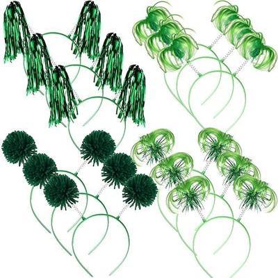 Censen 12 Pcs Back to School Pom Pom Spirit Party Headbands