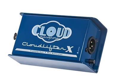 Cloud Microphones - Cloudlifter CL-X Transformer Mic Activator - Ultra-Clean Microphone Preamp Gain - USA Made | Selectable Plus 12/ Plus 36 Db Gain, Cinemag Transformer, Requires Plus 48V Phantom, Does Not Pass Phantom, Neutrik Xlr