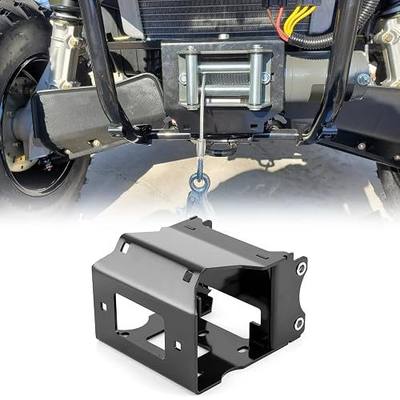 WeiSen Winch Mount Plate Fit for Polaris Sportsman 450 570 850 2011-2025 | Fit For Sportsman 400 500 550 800, Winch Bracket Fit 4 7/8" Fairlead, Fit 4 Hole or 2 Hole Winch Pattern