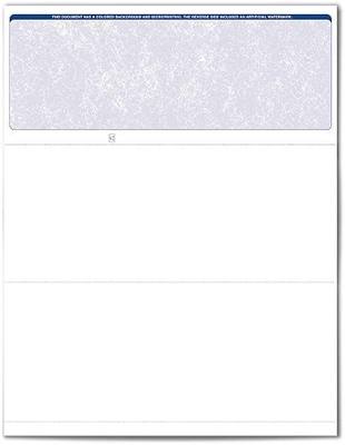 VersaCheck ValueChex - 500 Blank Business Voucher Checks - Blue Classic - 500 Sheets Form #1000 - Check on Top