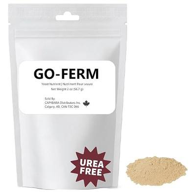 Go-Ferm Yeast Nutrient 2 oz (56.7 g) - Sold by CAPYBARA Distributors Inc. | Rehydration Nutrient, Make Wine, Cider, Mead, Kombucha at Home