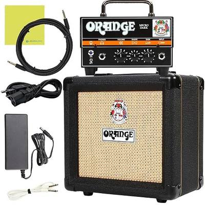 Orange Amp Micro Dark Terror MD20 Hybrid Amp Head Mini Stack Combo