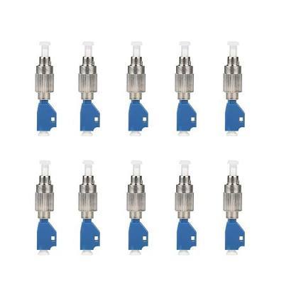 10PCS FC/UPC Male LC/UPC Female Fiber Optic Adapter