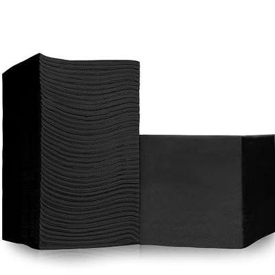 500 Pack Cocktail Napkins Paper - Quality 3-Ply Black Beverage Napkins - Restaurant, Event, Bar Napkins - Perfect Size Dessert Napkins - Party Napkins Bulk - Elegant Wedding Napkins Disposable