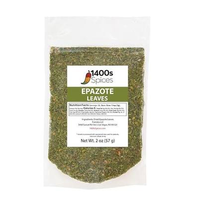 2oz Dried Cut Epazote Leaves, Hojas de Epazote Cortadas | Hojas de Epazote Cortadas