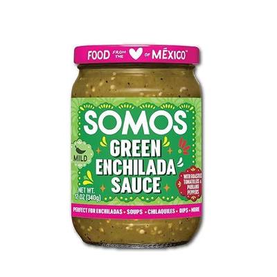 Somos, Enchilada Sauce Green, 12 Ounce