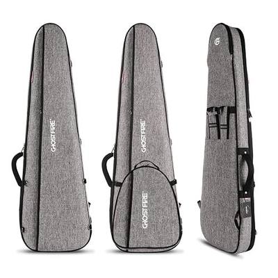 GHOSTFIRE Super Thick High-End Bass Gig Bag for Precision/Jazz Bass, Grey | Padded Electric Bass Case for Precision/Jazz Bass,Waterproof Bass Bag with Expansion Pouch