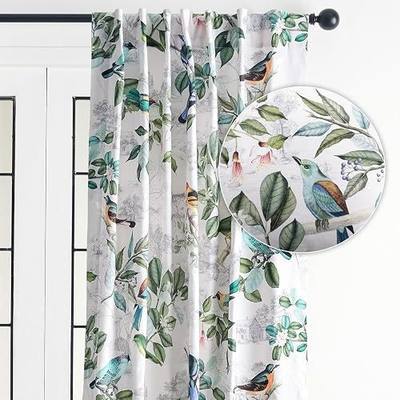 Maison d' Hermine Curtains for Living Room 100% Cotton 50"x96" (Pack of 1) | 96 inches long Light Filtering Curtains for Windows Bedroom with Rod and Loop Pockets - Solstice - Ecru