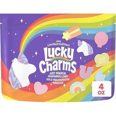 Lucky Charms Just Magical Marshmallows, Limited Edition Snacks, Dessert Ingredient and Topping, 4 oz