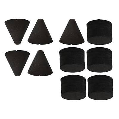 Yibuy Electronic Drum Piezo Trigger Cone Cylinder Black Foam Parts Kit Pack of 10