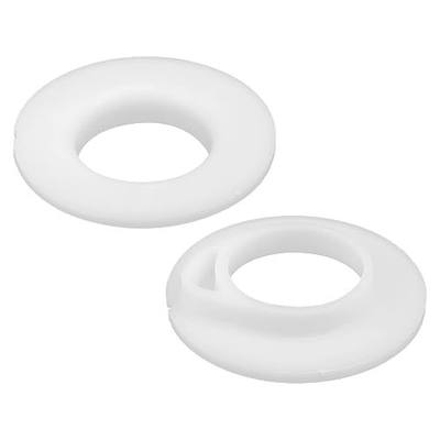 X AUTOHAUX 2 Pcs Front Lower Suspension Coil Spring Insulator E8TZ-5414-B for Ford F150 F250 F350 Super Duty Lower Spring Insulator Upper Bracket Insulator RWD Model Only