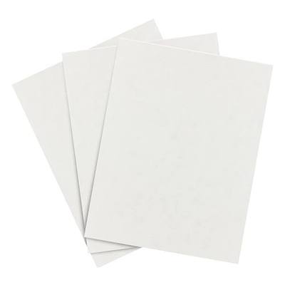 Fleece White Parchment Cardstock – Great for Certificates, Menus and Wedding Invitations | Medium Weight 65lb Cover (176gsm) | 8.5 x 11” | 50 Sheets per Pack