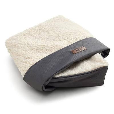 LE SURE Washable Egg Crate Foam Plush Dog Bed Cover, XXL 54x44x4in, Grey | Soft Fleece Replacement Cover, Fit for Orthopedic Pet Mats, Convenient Zipper, Anti-Slip Bottom, Oxford Fabric