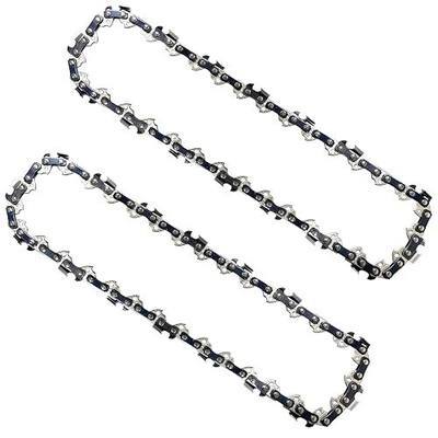 2PC 8" Pole Saw Chain Replacement for 9.5 in. Harbor Freight Portland 62896 68862 63190 56808-3/8" .050" 33DL