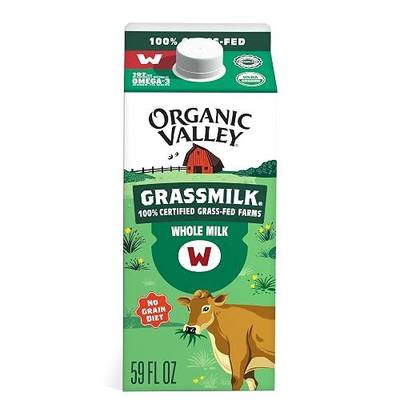 Organic Valley Grassmilk Organic Grass Fed Whole Milk, 59 oz