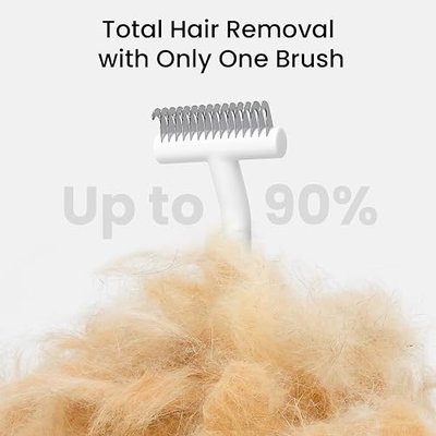 aumuca Dog & Cat Deshedding Brush – Pet Grooming Brush & Undercoat Rake for Long or Short Hair – Dematting Comb for Dogs, Cats, Matted Fur, Kitten, Puppy, Rabbit, Horse