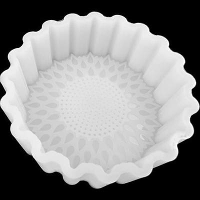 Car Freshie Mold Freshie Silicone Mold 3 1/4" Diameter X 1" Depth for Aroma Beads DIY Handmade Freshies Mould (Sunflower)
