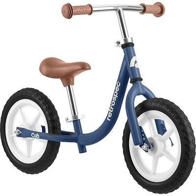 Retrospec Cub Toddler Balance Bike for Ages 18 Months - 3 Years - 12in No-Pedal Beginner Bicycle with Adjustable Seat, Puncture-Proof Tires & Safe Low Frame Design