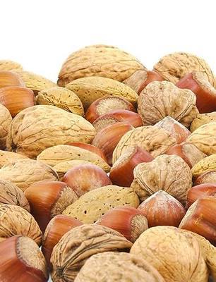 Anna and Sarah Premium Mixed Nuts in Shell (No Brazil Nut), 6 Lbs | Jumbo Walnuts, Extra Large Pecans, Almonds, Large Oregon Hazelnuts