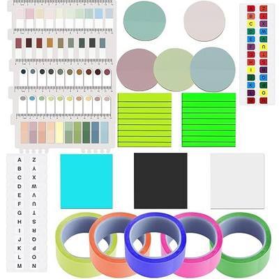 Clear Sticky Notes Waterproof Self-Adhesive Translucent Sticky Note Pads for Books Annotation,Translucent Page Flags Book Markers Stickers,See Through Sticky Notes for School & Office (2300 Sheets)