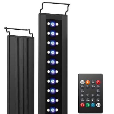 NICREW C10 24/7 LED Aquarium Light for Plants, 36-48 Inches, Full Spectrum Fish Tank Light with Timer, Brightness Adjustable