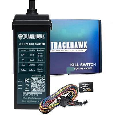 Trackhawk VL03 4G LTE GPS Tracker with Kill Switch for Cars and Trucks | Remote kill switch, real-time location alerts, driver monitoring, trailer tracking, vehicle security, 4G LTE connectivity
