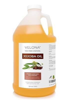 velona Jojoba Oil - 1 Gallon / 128 fl oz, Cold Pressed, Unrefined