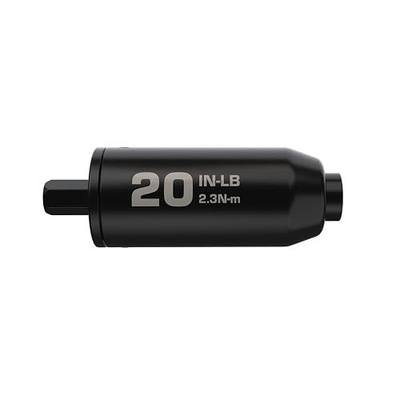 Fat Stix Individual Limiter 10-65 Inch-Pounds with Preset Torque, Accurately Tightens, Reversible, Compatible with Wheeler Fat Stix T-Handle Driver, for Gunsmithing, Reloading, and Torque Adjustment
