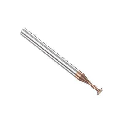 HARFINGTON T Slot End Mill Milling Cutter 4mm Cutting 0.5mm Depth 4mm Shank Solid Carbide Titanium Coated 4 Flutes for Stainless Steel Alloy