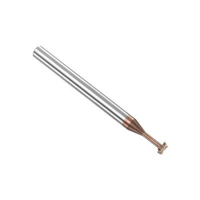 HARFINGTON T Slot End Mill Milling Cutter 4mm Cutting 1mm Depth 4mm Shank Solid Carbide Titanium Coated 4 Flutes for Stainless Steel Alloy