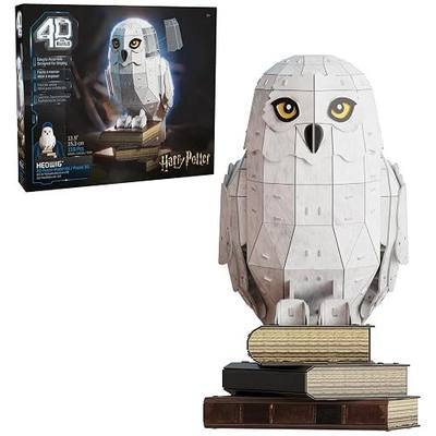 4D Build Harry Potter Hedwig the Owl 3D Puzzle Model Kit for Adults